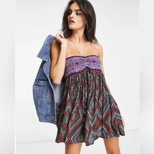 NWOT XS Free People Elowen Tube Romper